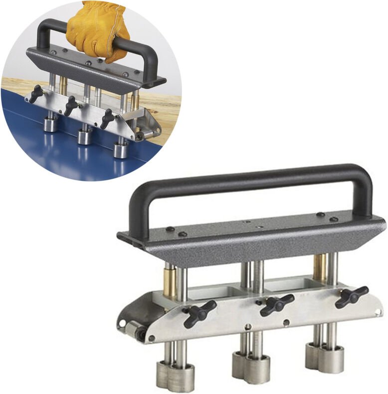 Ej.life - 3 Stationen Kantenrollerbieger, 0–90° Biegewinkel, Blechroller, Blechwulstrollerbieger für 1/2–5 Zoll (13–130 ...