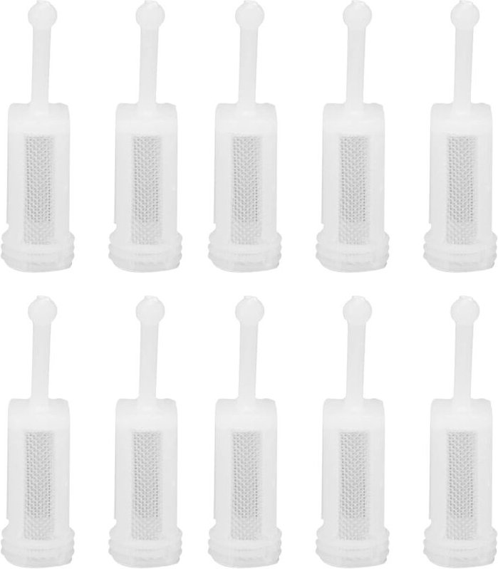 10 Stück Spritzpistolenfilter Nylon Feinmaschiges Autolackierpistolenfiltersieb für Farbspritzgeräte