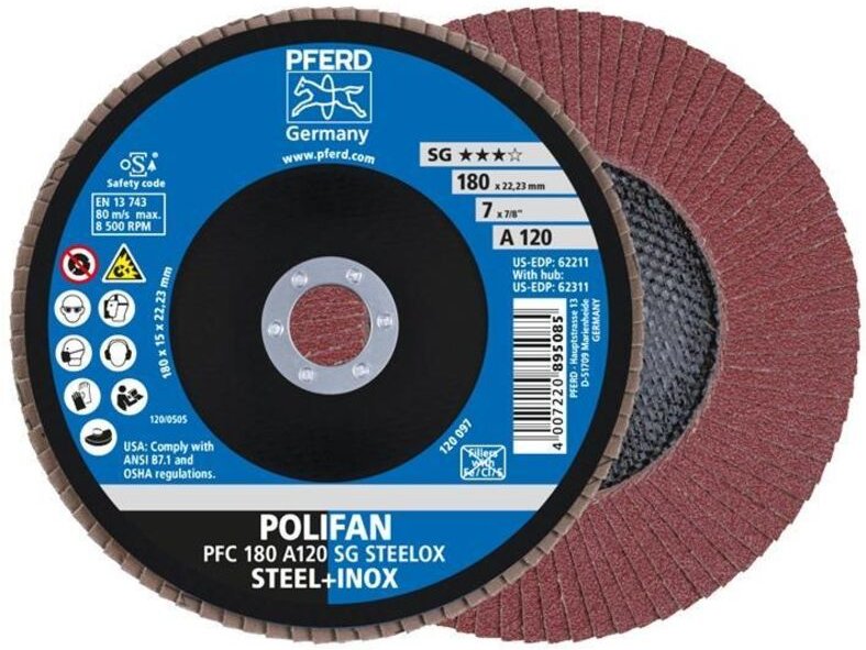 Polifanscheibe Pferd 180-22 a Korn 120 - 67712185