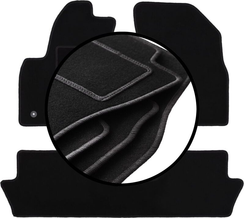 Komplettset Veloursmatten für: Citroen C4 Picasso I Minivan (2006-2013)