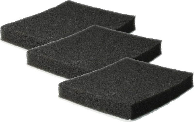 Vhbw - 3x Mikro-Hygienefilter kompatibel mit Samsung VCC4390H34/EUR, VCC4390H34/XEF Staubsauger - Luftfilter Schwarz Wei...