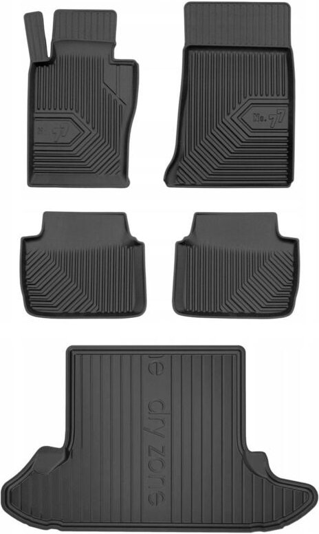 SET 77 Gummimatten und Abdeckung BMW E46 Compact 2000-2004 E46 xDrive