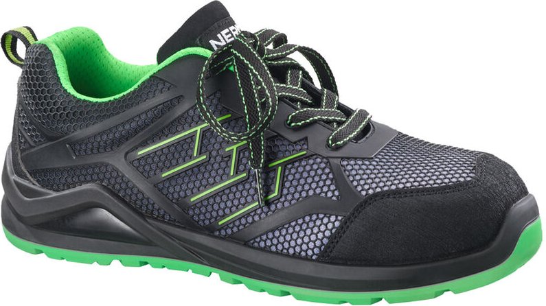 Neri - Fuego S1P src esd Arbeitsschuhe - 45 eu - Schwarz / Grün