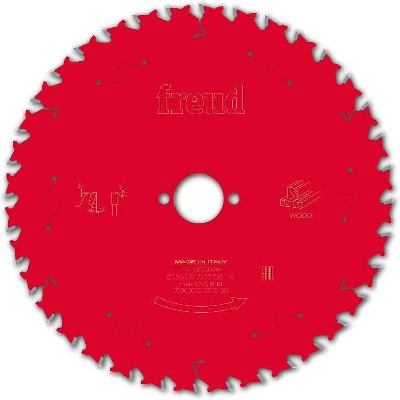 Freud - Sägeblatt für Handkreissäge Ø230 2,8/1,8 AL30 Z36 ba 15° - F03FS09729 -FR19W002H