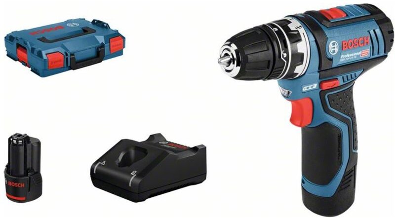 Gsr 12V-15 fc (l) Akku-Bohrschrauber (2 x 2,0 Ah) (06019F6001) - Bosch Professional