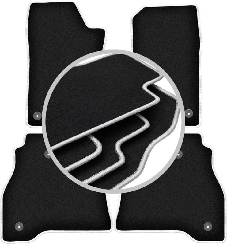 CARLUX-SILVER Autofußmatten für: Jeep Gladiator 0 (2019-)