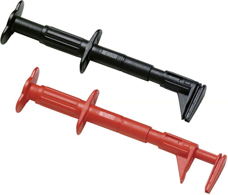 Fluke - AC87 Sicherheits-Flachmessabgreifer Buchse 4 mm cat iii 600 v Rot, Schwarz