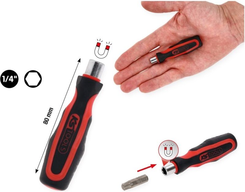 1/4" Bit Schraubendreher ohne Schnellverriegelung