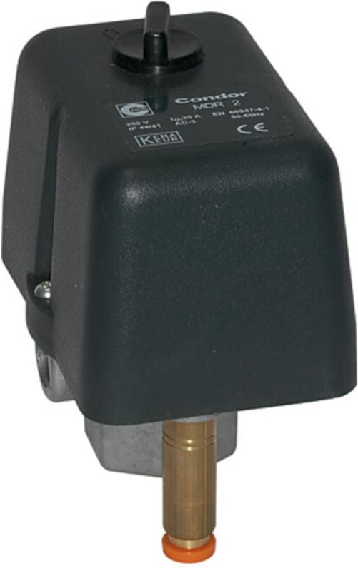 Kompressoren Druckschalter, Wechselstrom, F4 1/4, g 1/4, 4-12 bar - Riegler