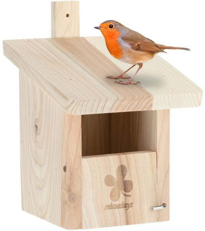 Nesting box natural wood