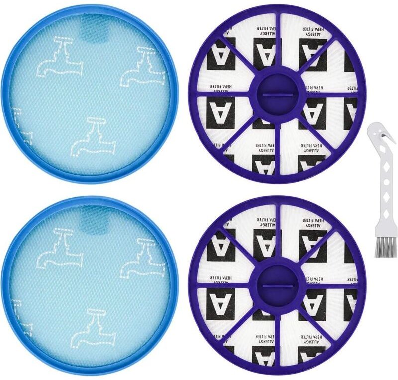4er-Pack waschbare Ersatzfilterteile und Zubehör für Dyson Staubsauger DC19, DC19T2, DC20, DC21, DC29