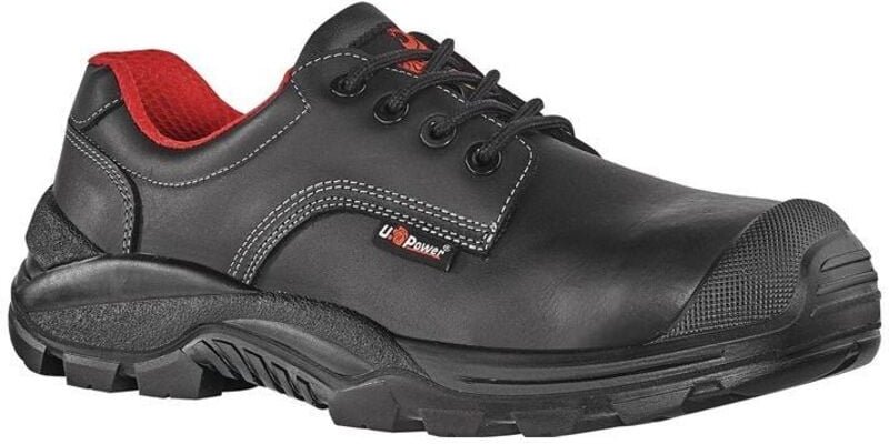 Sicherheitsschuhe niedrig CURLY S3 ESD UK SRC - Schwarz/Rot 47