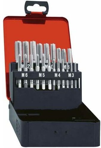 Handgewindebohrer-Set DIN352 hss M3-12 Format