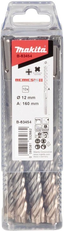 Makita Sds Plus Bohrer Nemesis Ii 12x160 Mm (10Stk.)