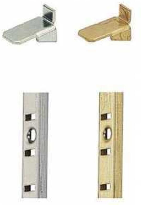 Thumbnail - Hettich Bodenträgerschiene für Bodenträger Vari 47612 Stahl vernickelt