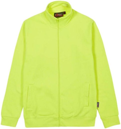 Arbeits-Sweatshirt mit Reißverschluss SOTRA – Gelb, Packung zu 25 – S