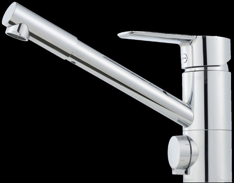 Mora - cera K2 Spültisch-Einhebelmischer mit Geräteanschlussventi Chrom