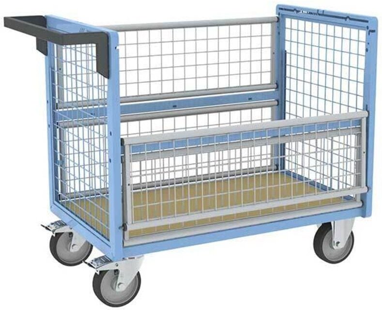 Gitterwagen - Platte 835x465mm - Rollcontainer Tragkraft 250kg - 800726111