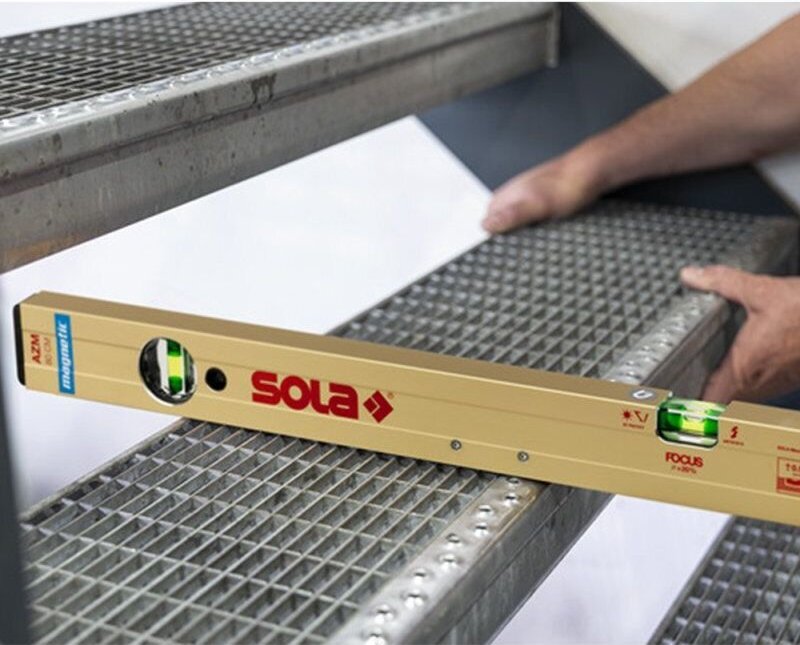 Aluminium Wasserwaagen azm, magnetisch, 180 cm