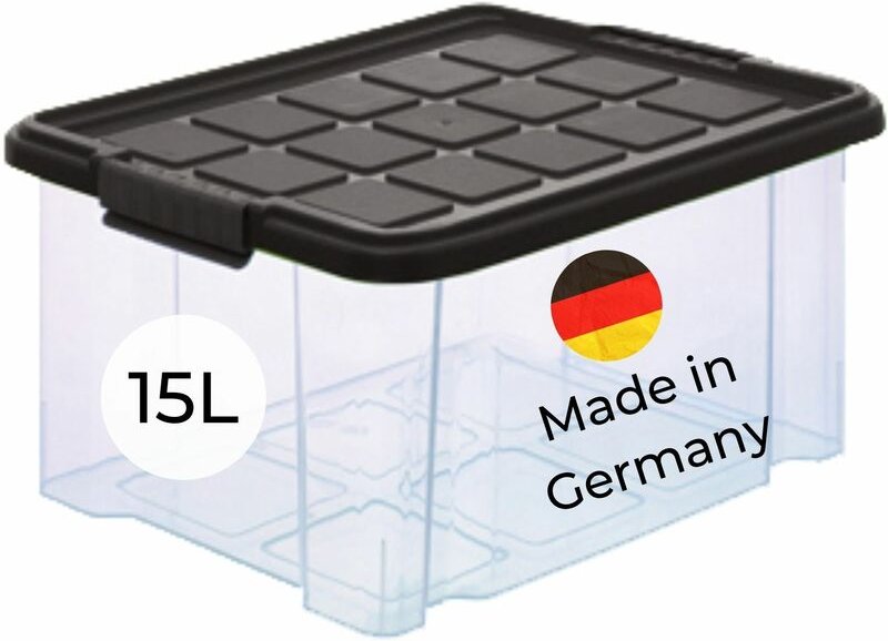 Novaliv - Aufbewahrungsbox 1x Aufbewahrungsbox, 1x Deckel - Transparent