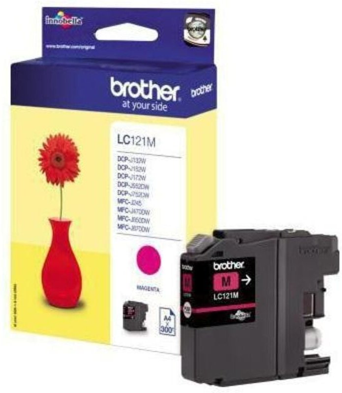 Tintenpatrone Originalzubehör LC-121M ca. 300 Seiten magenta 3,9ml