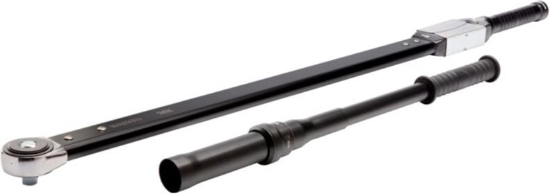 Bahco - Mechanischer Freihanddrehmoment-Klickschlüssel 500 - 1500 Nm, voreingestellt, mit festem 3/4 Ratschenkopf
