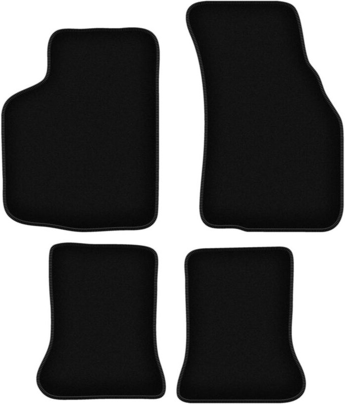 BASIC schwarze Veloursmatten für: Volkswagen Golf I Cabrio (1979-1993)