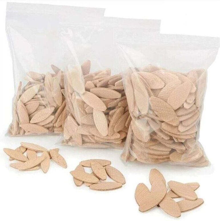 Lamellen Gr. 20, 100 Stück, Lamello, Hochwertige Flachdübel aus Buchenholz für Schreiner und Heimwerker, für Oberfräse/L...