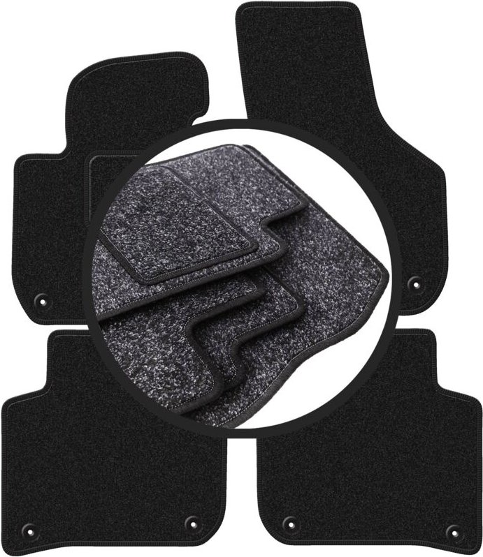 ANTHRA Autofußmatten für: Skoda Superb II Limousine, Kombi (2008-2015)