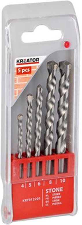 Set mit 5 Betonbohrern Kreator Set mit 5 Betonkronen