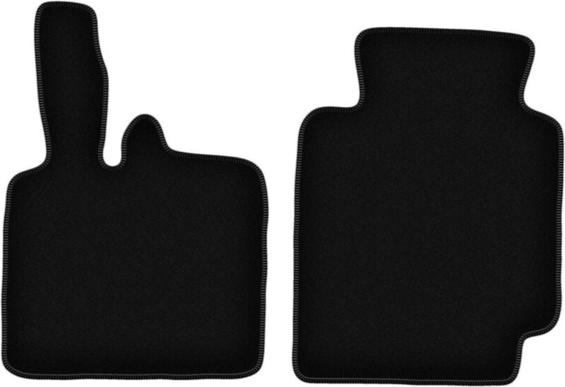 BASIC schwarze Veloursmatten für: Smart ForTwo I Fließheck (1998-2007)
