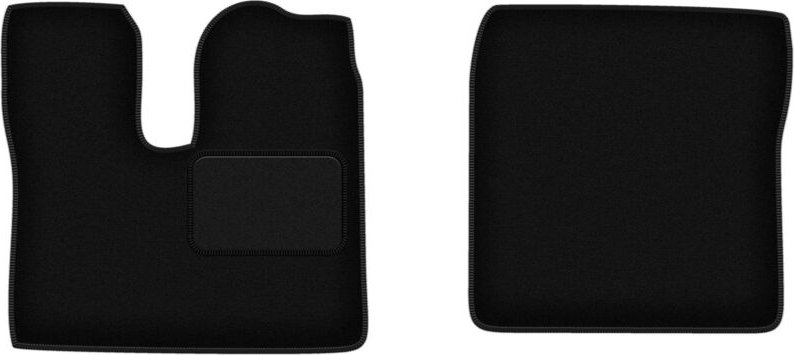 Schwarze Veloursmatten für: MAN TGX LKW (2017-)