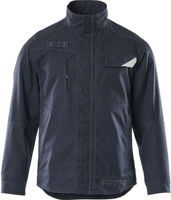 Multisafe romont Arbeitsjacke 13609 Schutzjacke Berufsjacke flammhemmend, Farbe: Schwarzblau - 010, Größe: xl - Mascot