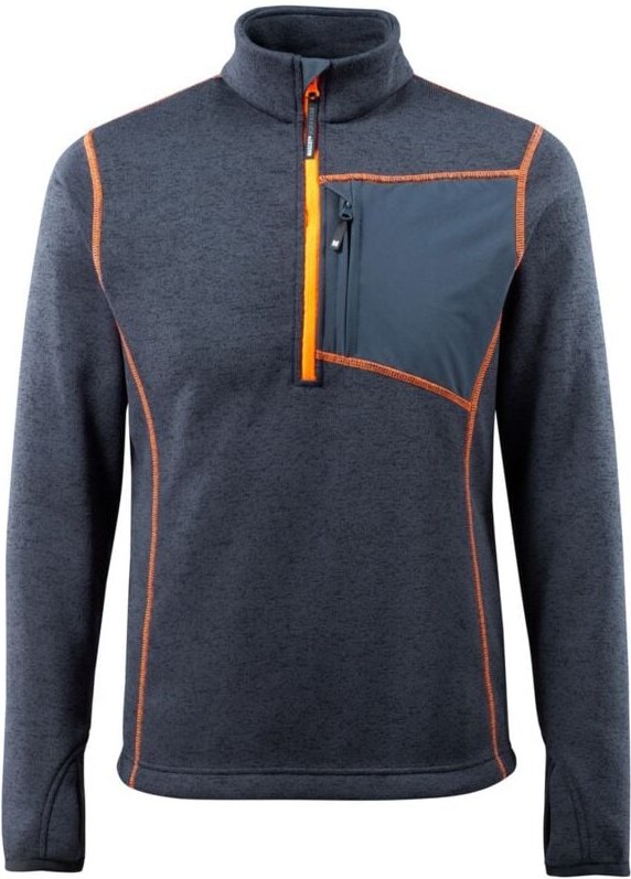 Mascot Strickpullover REIMS HARDWEAR mit kurzem Reißverschluss 50149 Gr. XL schwarzblau