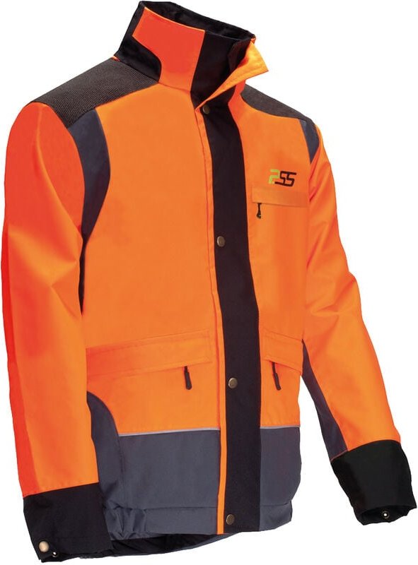 PSS - Regenjacke wasserdicht X-treme Rain Orange/Grau Größe xl