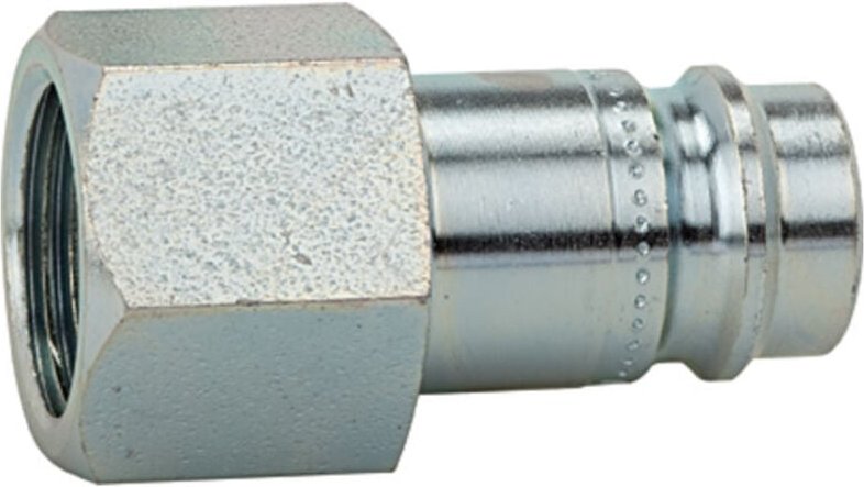 Nippel, nw 10, Stahl gehärtet/verz., Robustausführung, g 3/8 ig - Riegler