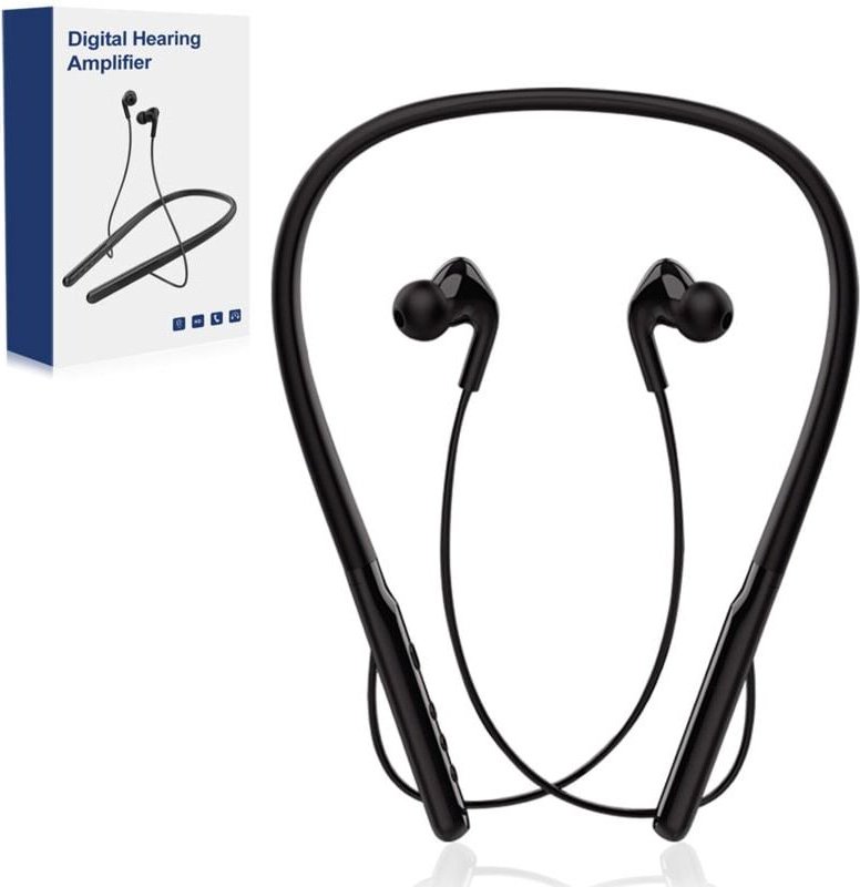 Drahtlose Bluetooth-Kopfhörer Nackenbügel Bluetooth-Hilfskopfhörer Geeignet für ältere Menschen mit Taubheit Geräuschred...