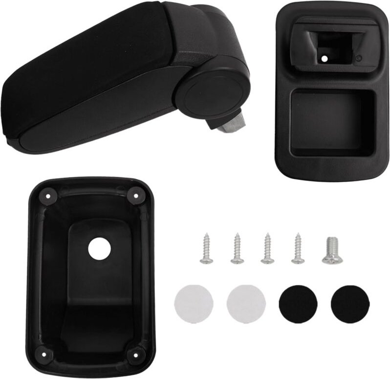 Thumbnail - Auto-Armlehne Schwarz 14x33x(30-45,5) cm ABS vidaXL