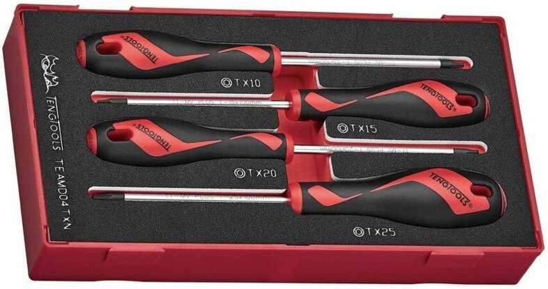 Torx-Schraubendrehersatz Teamd04txn, 4-Tlg. - L-285470100