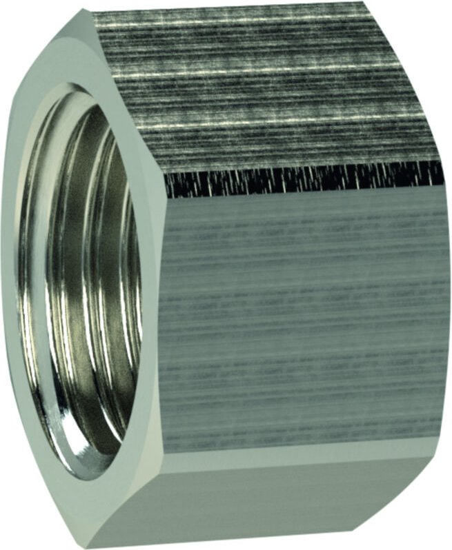 Thumbnail - Riegler Verschlusskappe (Sechskant-Ausführung), G 3/8, SW 19, MS vern