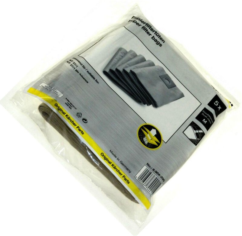 Ersatzteil - originale 5 Staubsaugerbeutel - Karcher