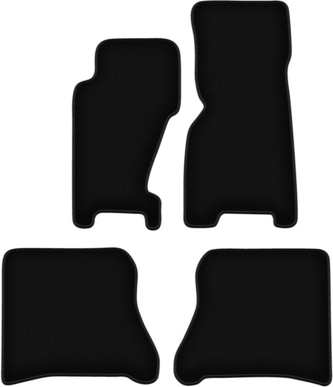 BASIC schwarze Veloursmatten für: Jeep Grand Cherokee WJ Offroad (1998-2004)