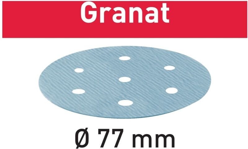 Schleifscheiben Granat stf d 77/6 P1000 GR/50 - 498930 - Festool