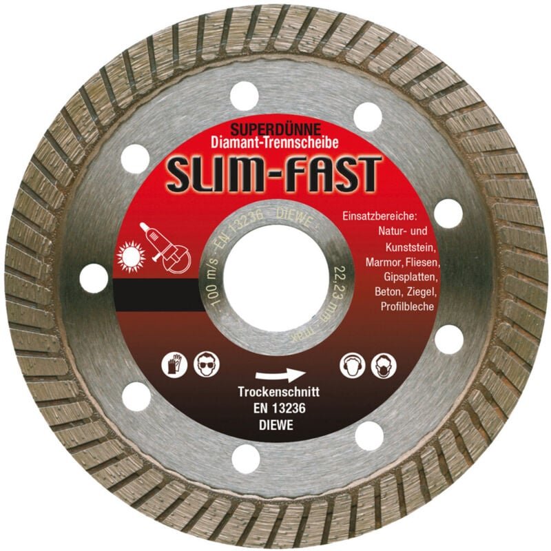 Thumbnail - Diewe - Diam.-Trennsch. SlimFast 115x1,2mm