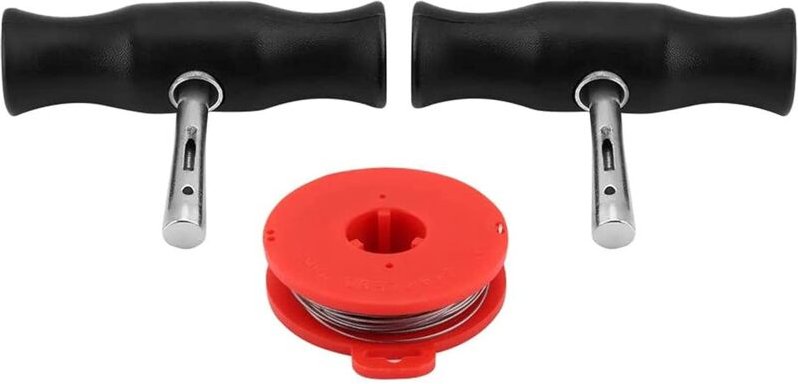 Auto-Windschutzscheiben-Entfernungswerkzeug-Set, Windschutzscheiben-Fensterglas-Schneidedraht mit Griffen