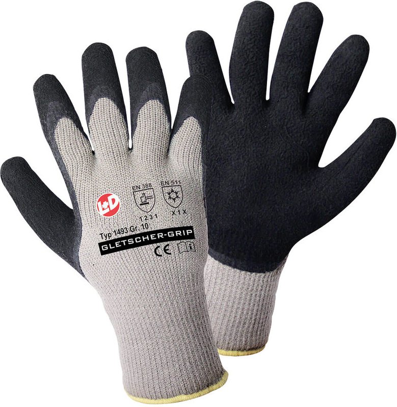 Leipold Doehle gletscher-grip 1493-10 Polyacryl Arbeitshandschuh Größe (Handschuhe): 10, xl en 397