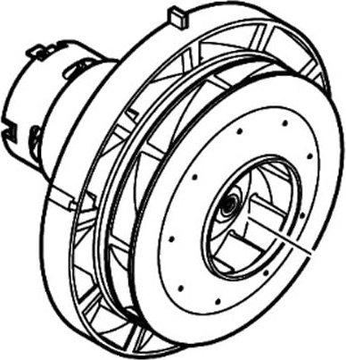Makita 125867-6 Motor Komplett DCL180