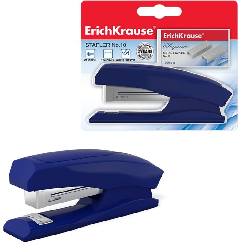 Hefter 11-30 Blatt brand ERICHKRAUSE Modell Erichkrause Hefter 10 Eleganz - Bis zu 20 Blatt - Heftklammern im Set - Wide...