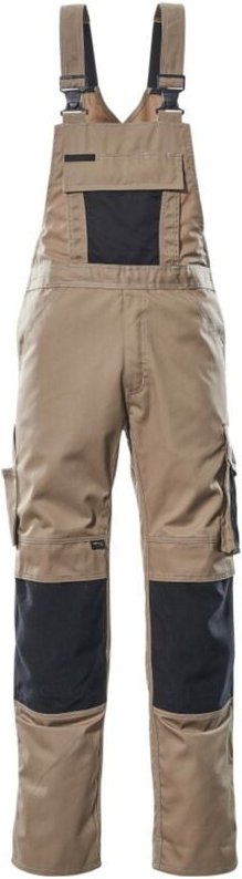 Mascot UNIQUE Latzhose Augsburg Gr. 50 hellkhaki/schwarz