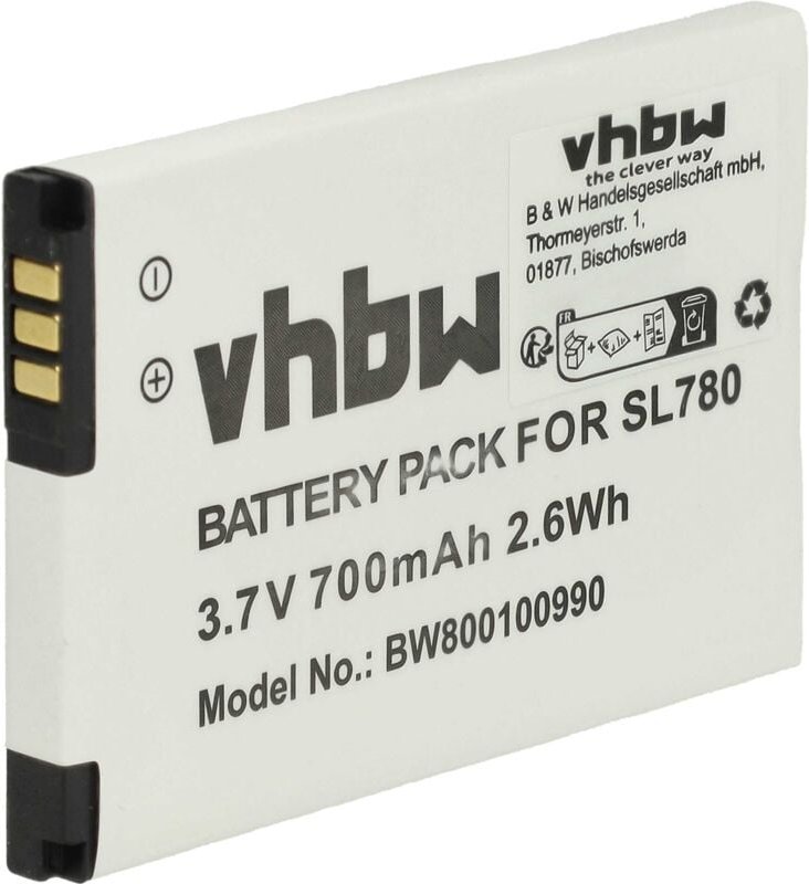 Thumbnail - Vhbw - Akku kompatibel mit Unify OpenStage SL6, OpenStage SL5 schnurlos Festnetz Telefon (700 mAh, 3,7 v, Li-Ion)